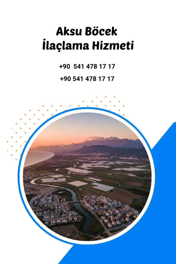 aksu böcek ilaçlama