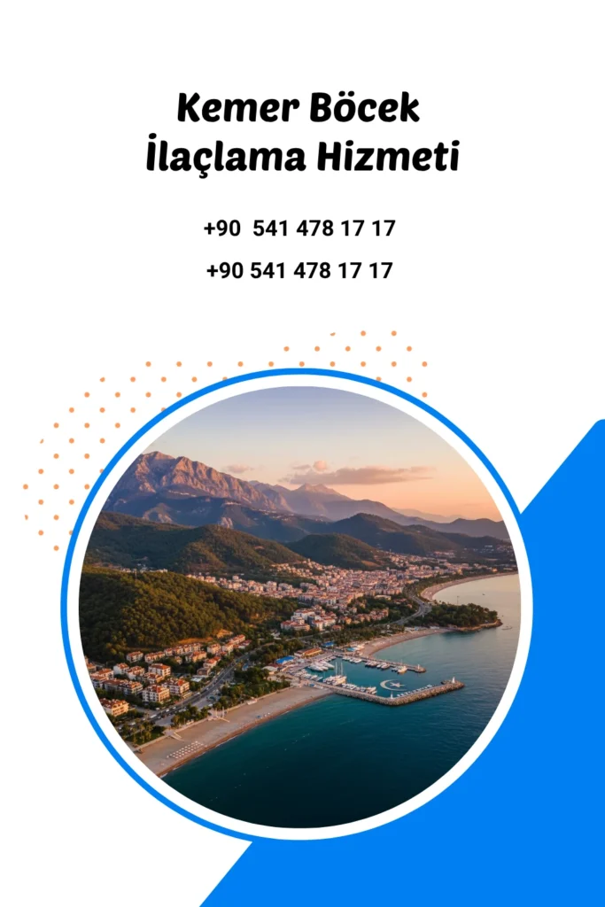 kemer böcek ilaçlama